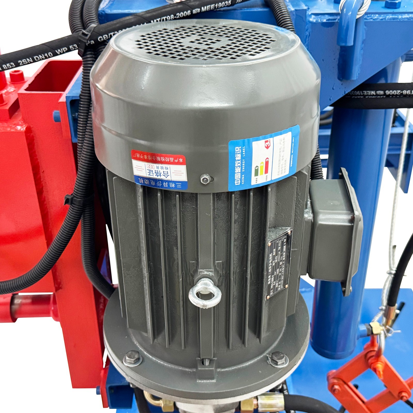 5-in-1 60 Ton Hydraulic Copper Extractor 220V 3PH Motor Stator Recycling Machine
