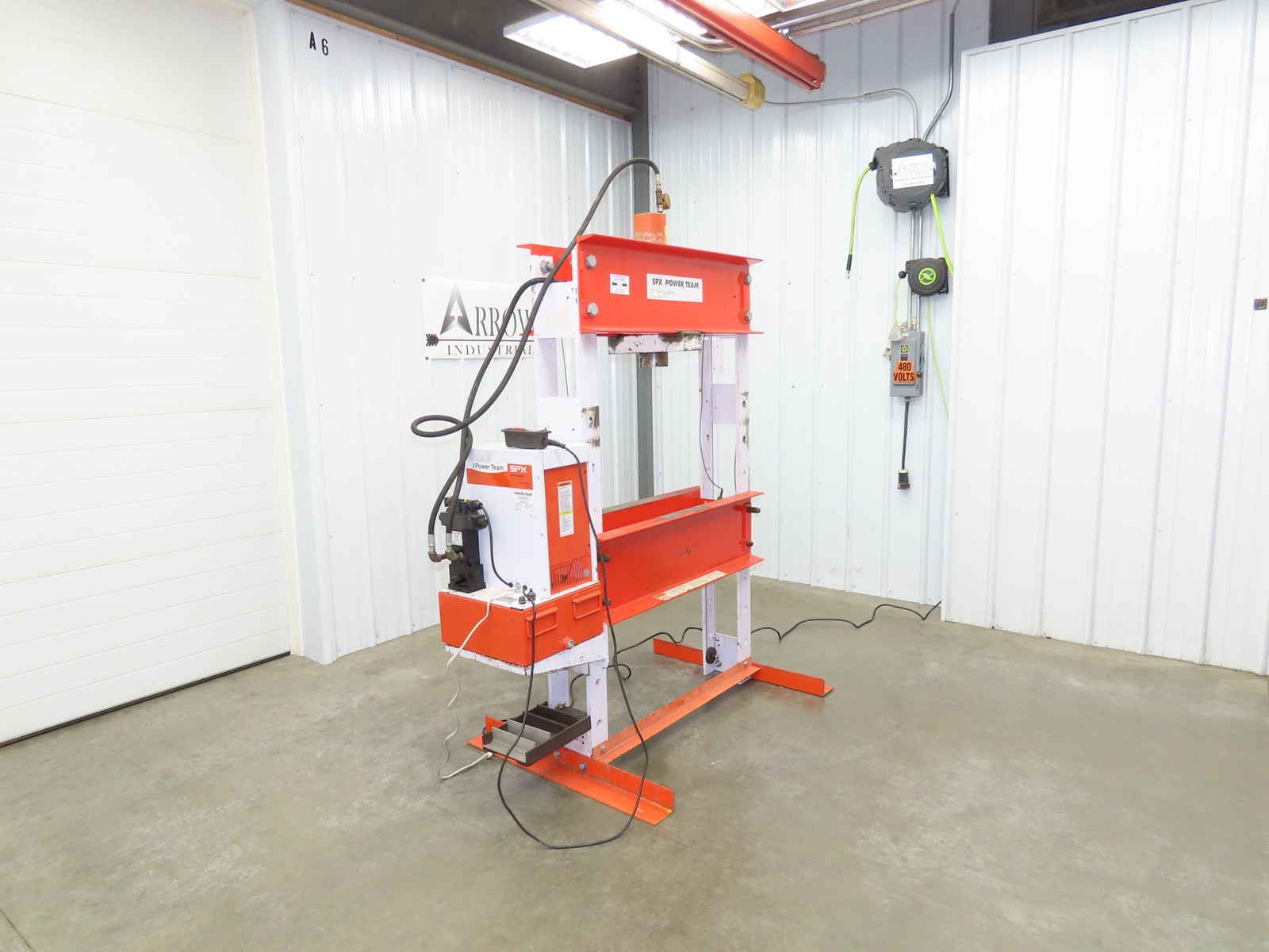 SPX Hydraulic Press 55 Ton 36″H Frame 120V Pump 13″ Cylinder 10000PSI
