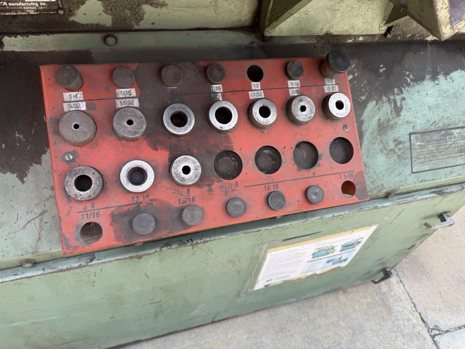 PIRANHA P3 50 TON IRONWORKER PUNCH SHEAR NOTCH ANGLE PUNCHES INCLUDED FOOT PEDAL