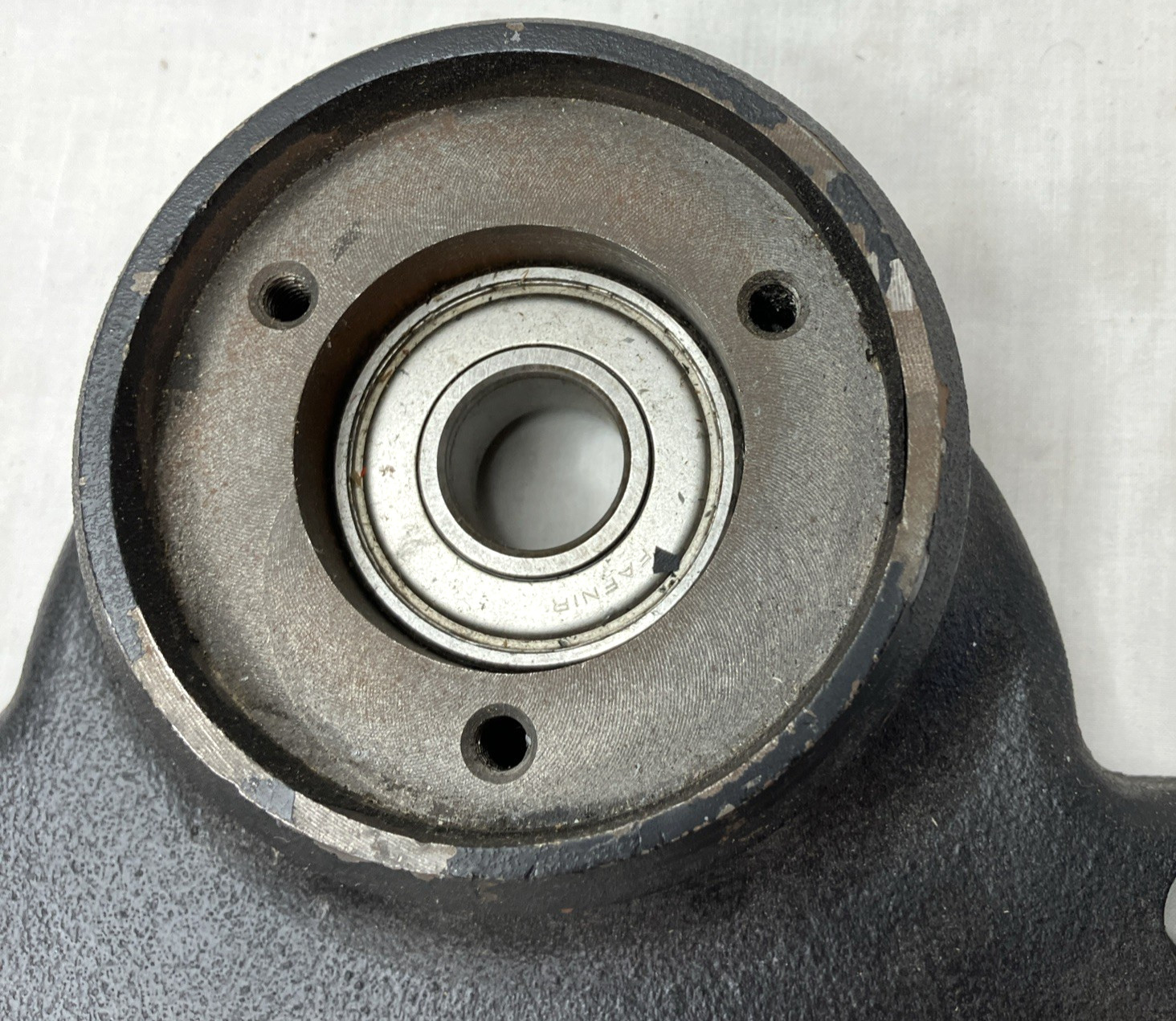 H115 Milling Machine Table Feed Bearing Bracket Housing Cast Iron 7.5”
