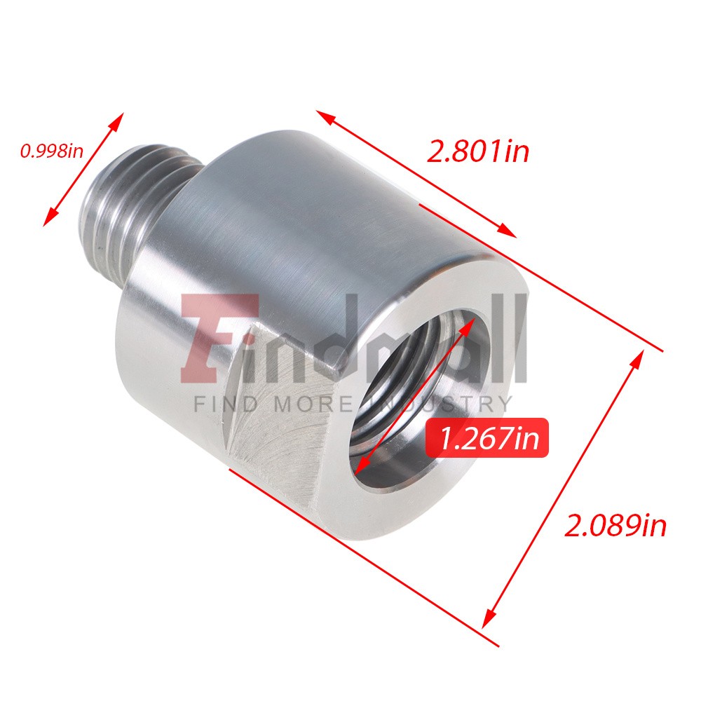 1-1/4″ x 8tpi To 1″ x 8tpi Woodworking Lathe Headstock Spindle Adapter