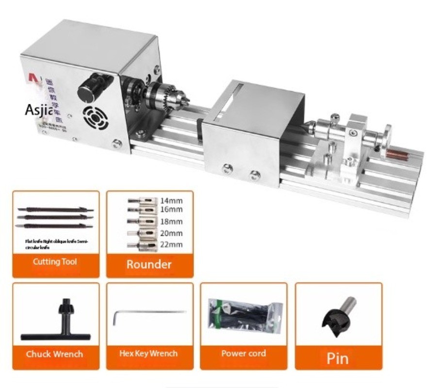 Multi-Function Manual Training Lathe with Ball Grinding and Polishing Machine