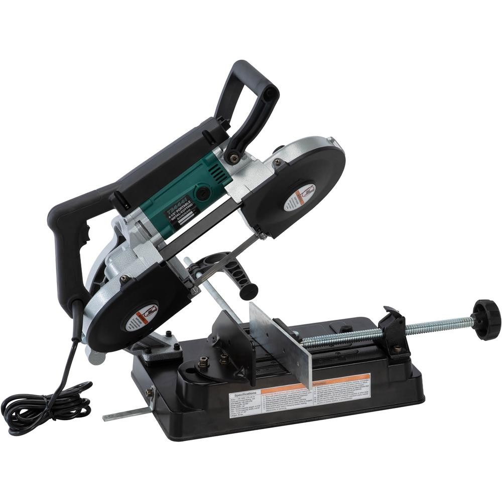 T34441 4-1/2″ Portable Metal-Cutting Bandsaw with Stand