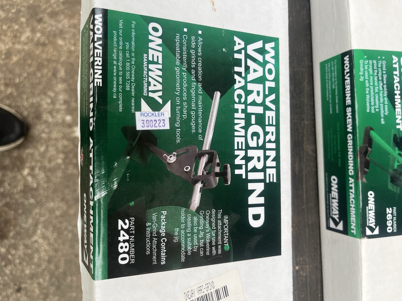 One way manufacturing Wood, Turning Lathe sharpening Vari – grind attahment