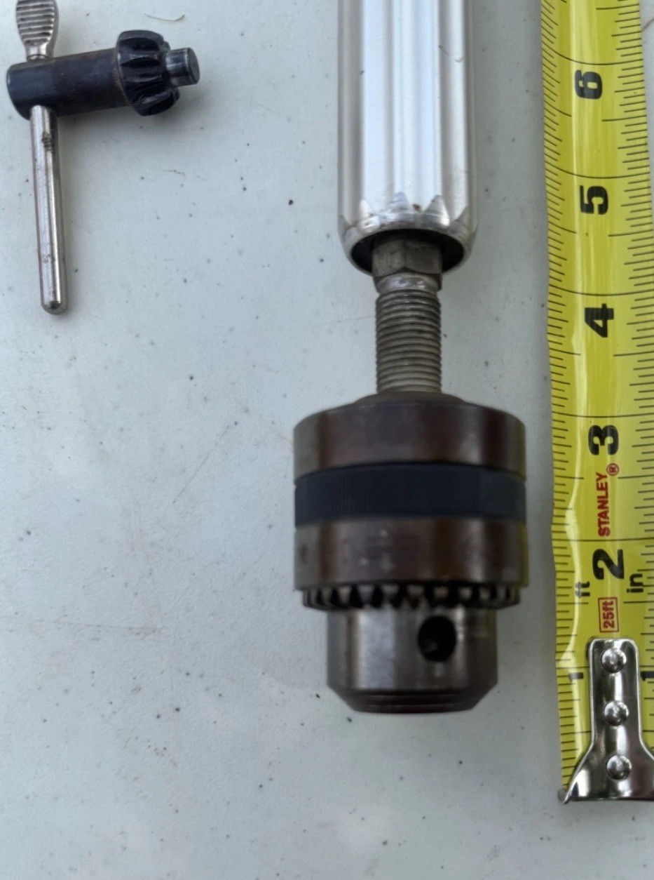 Vintage Dayton 50″ Flexible Shaft 2Z324 with 1/2″ Craftsman Chuck & Key