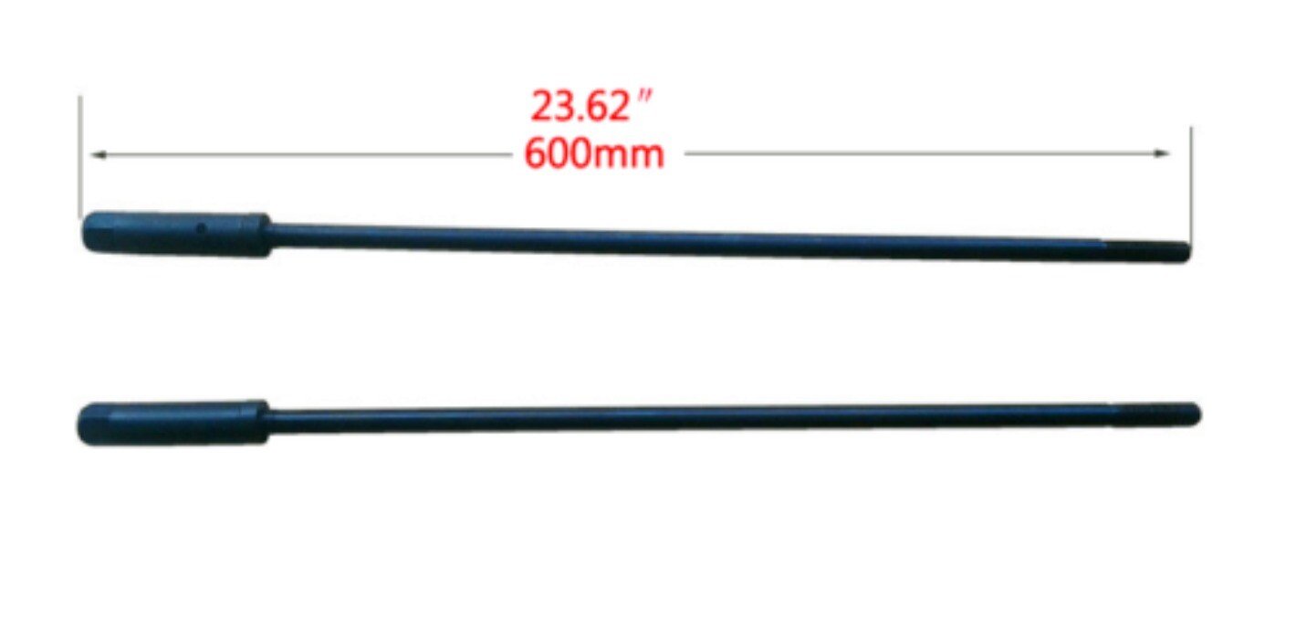 2PCS R8 Draw Bar For Milling Machine Part Overall Drawbar 7/16