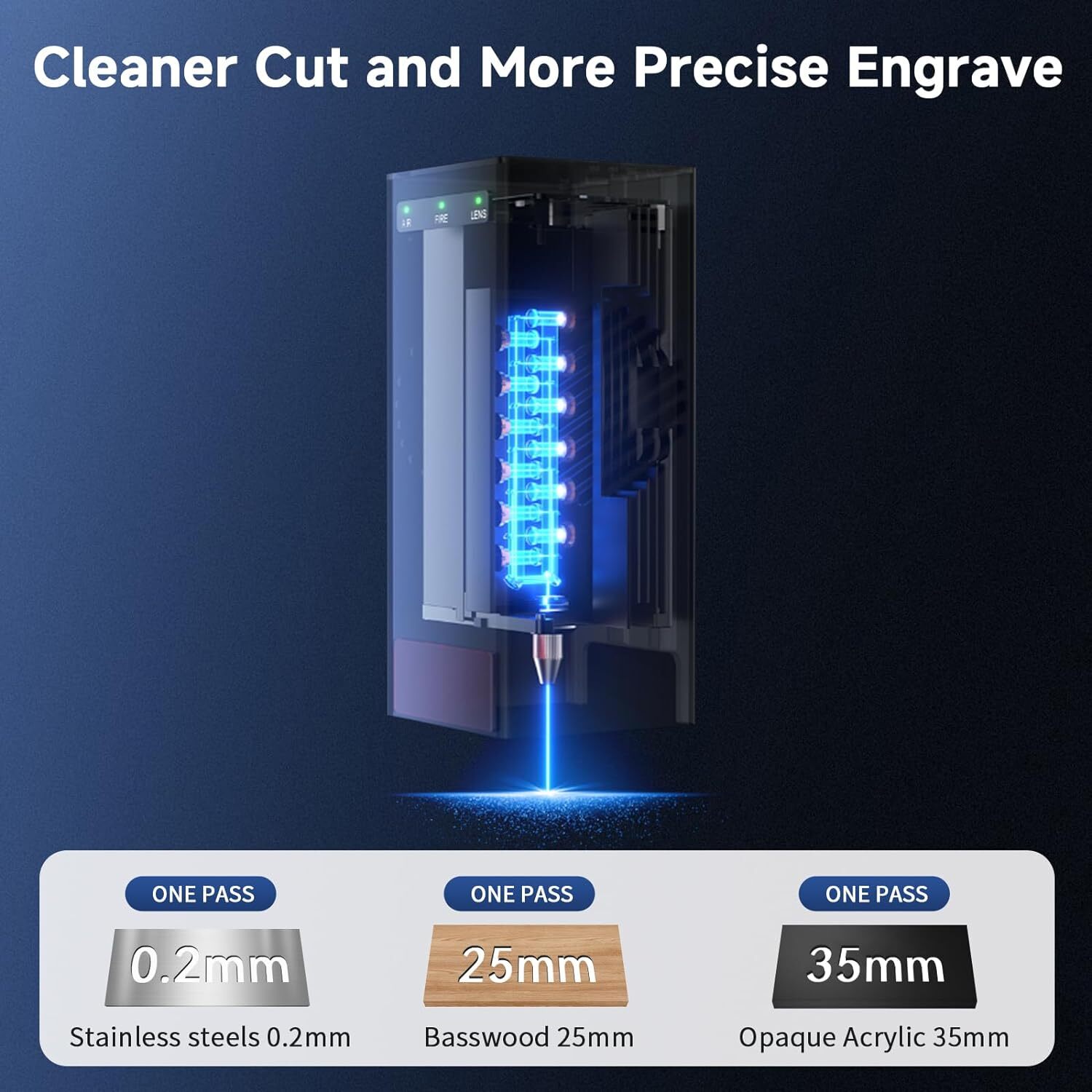 Creality Falcon2 Pro 60W Enclosed Laser Engraver 25000mm/min Speed w/1.6W Module