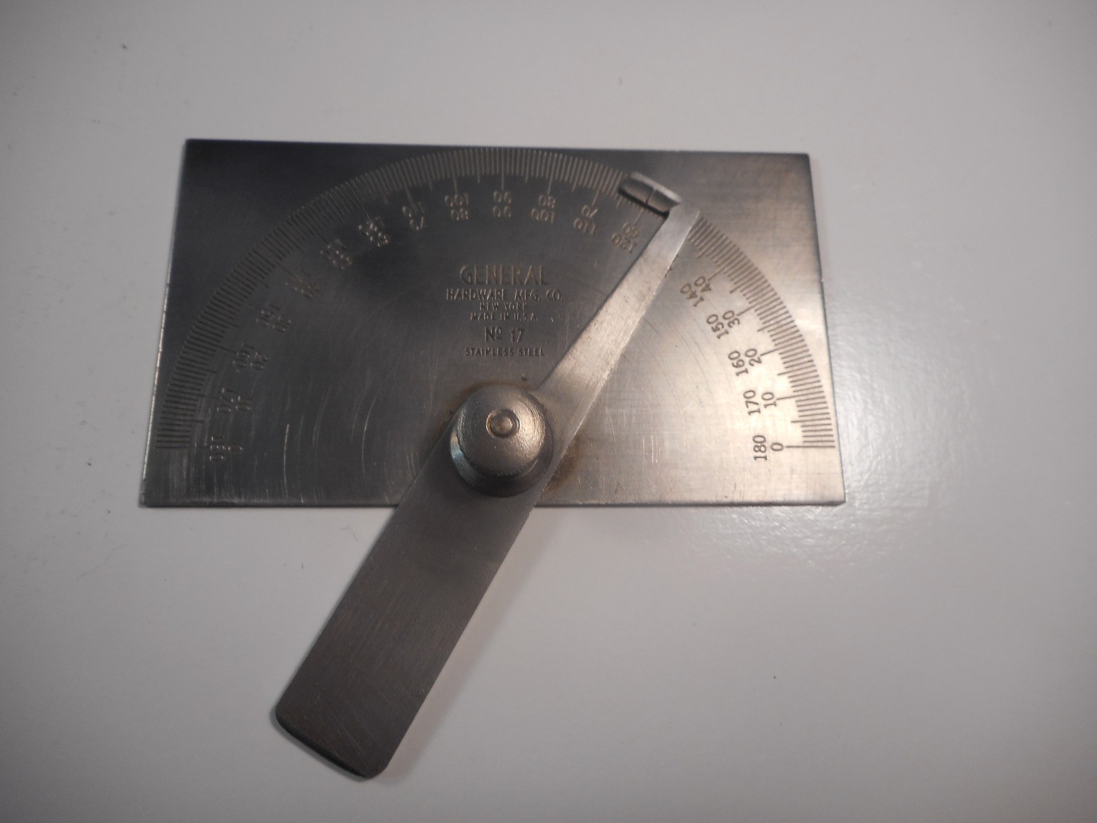 General No. 17 Protractor, 3 Piece Set