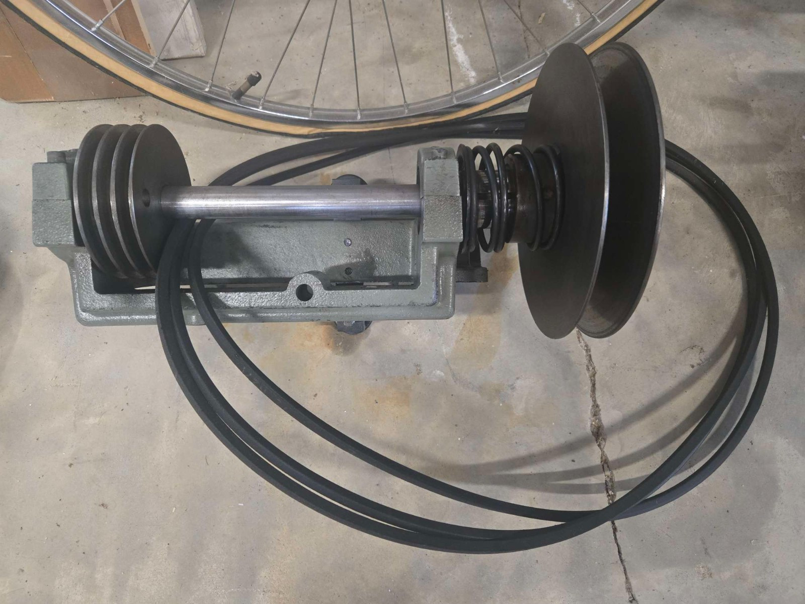 Clausing 5900 Series Lathe Countershaft with Reeves Sheaves