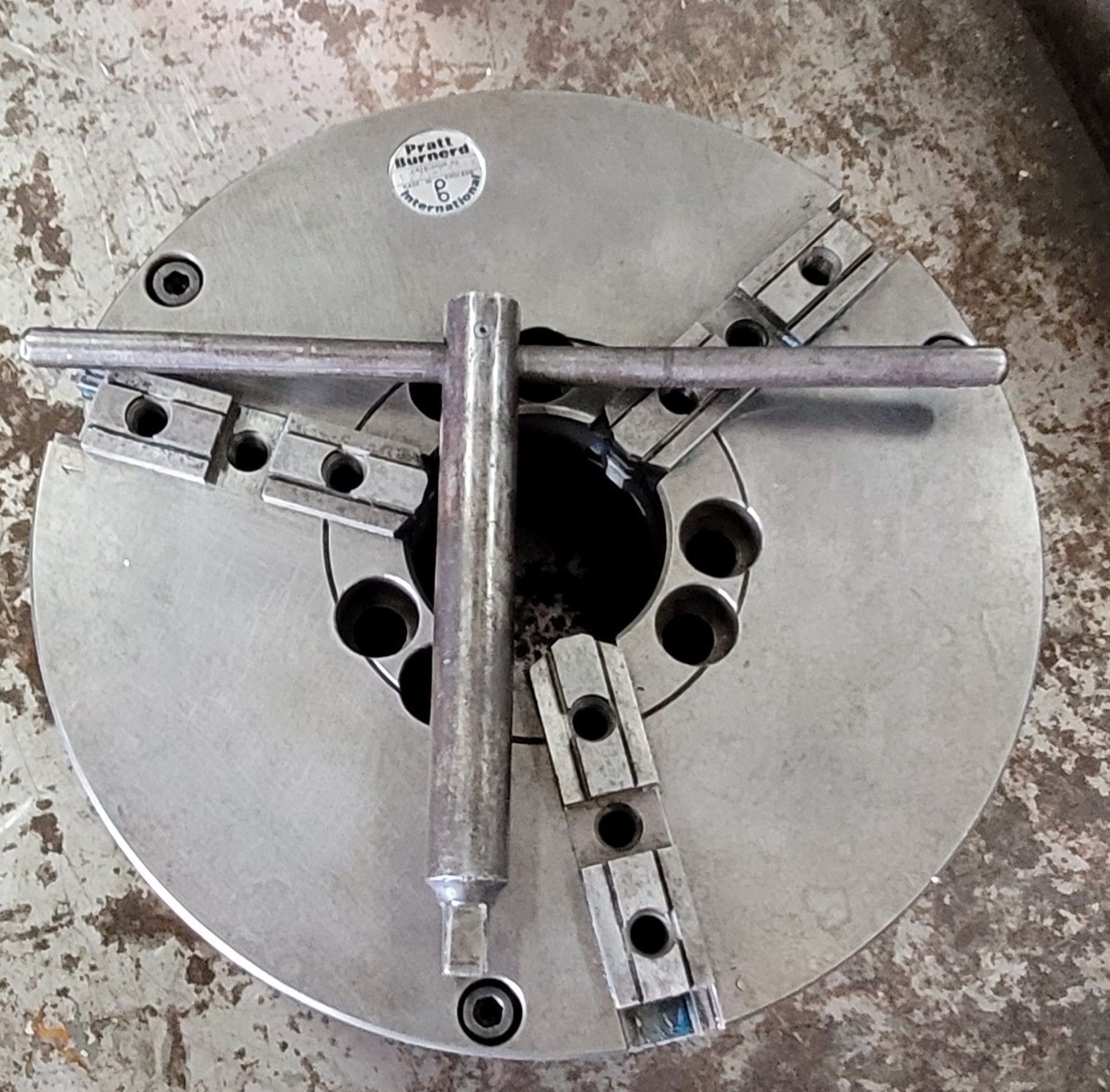 Pratt Burnerd International 12″ 3 Jaw Chuck A1-8 Mount