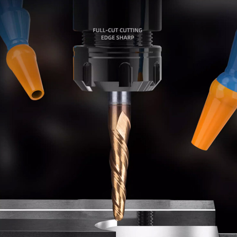 Solid Carbide Taper Ballnose End Mill Ball Nose End Mill Router Bit TiSiN Coated