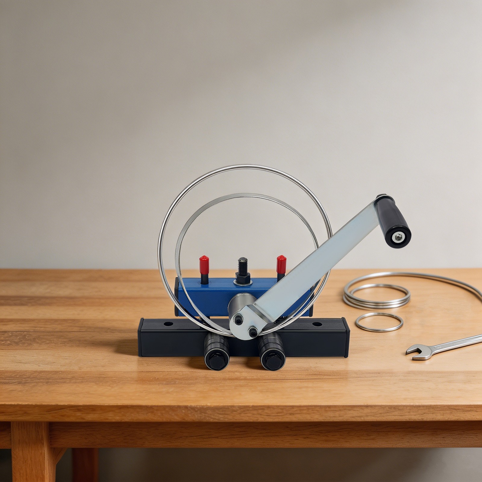 Manual Roller Bender,Workbench Mounted Bender,Multi-Function Metal Bending Tool