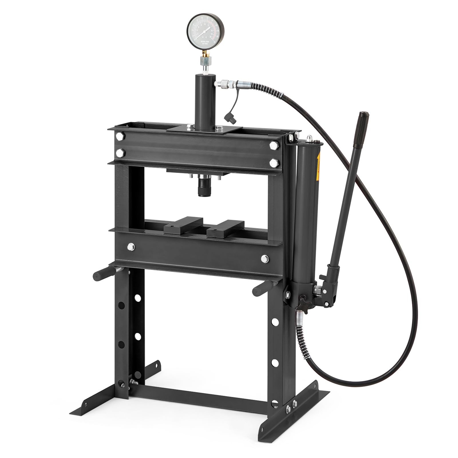 H Frame 10 Ton Shop Press Hydraulic Heavy Duty Steel Benchtop Bending Tool
