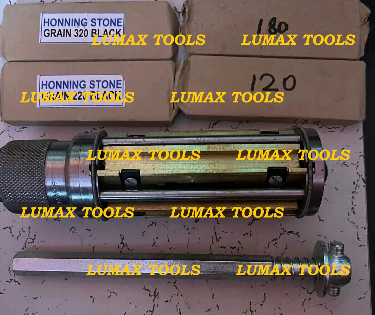 New Cylinder Engine Hone Kit + 4 Set Honing Stones All Sizes Available LMT TOOLS
