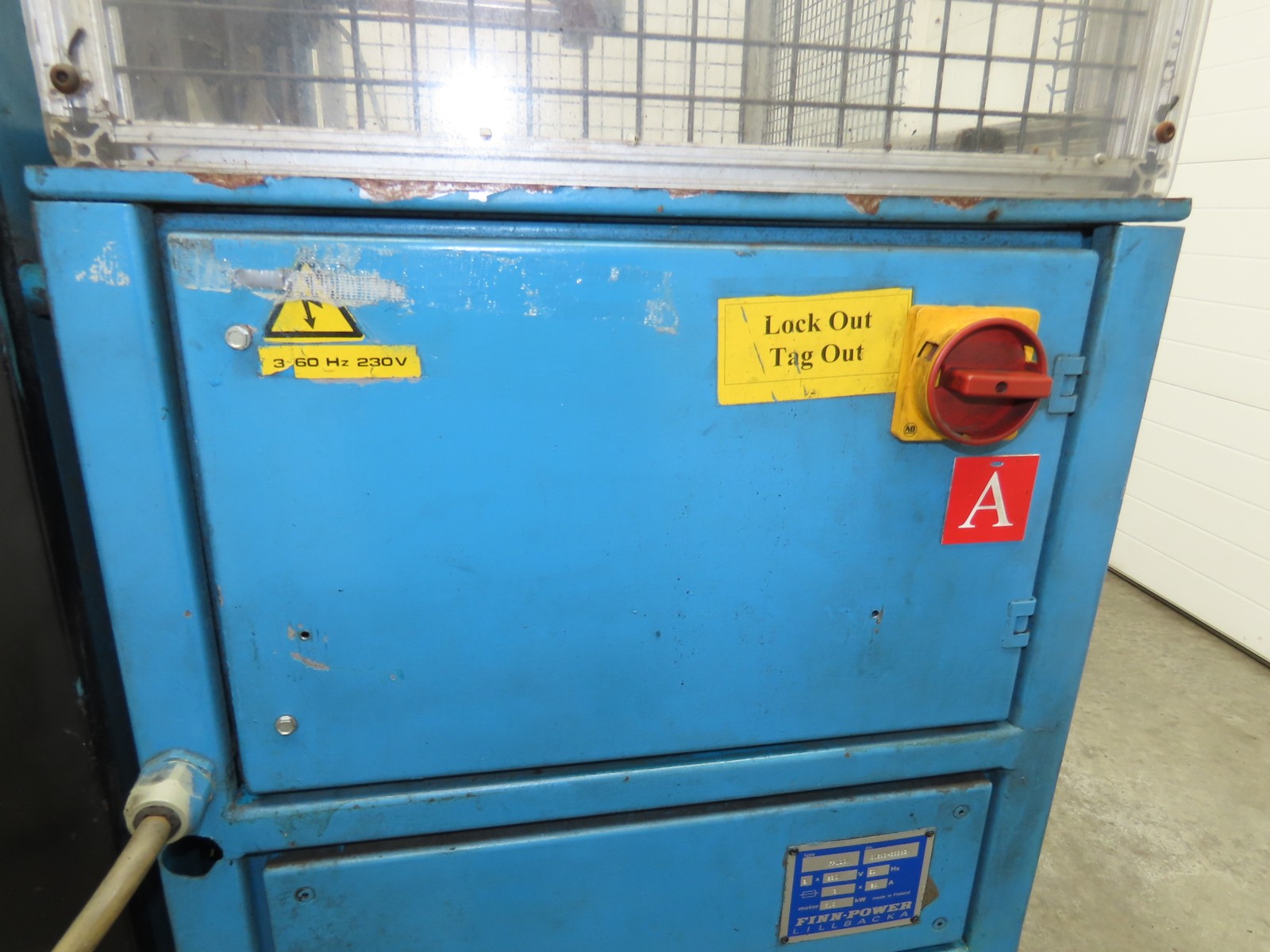 Lillbacka FP110 Finn Power Hydraulic Hose Crimping Machine 5.5kw 230V 3Ph