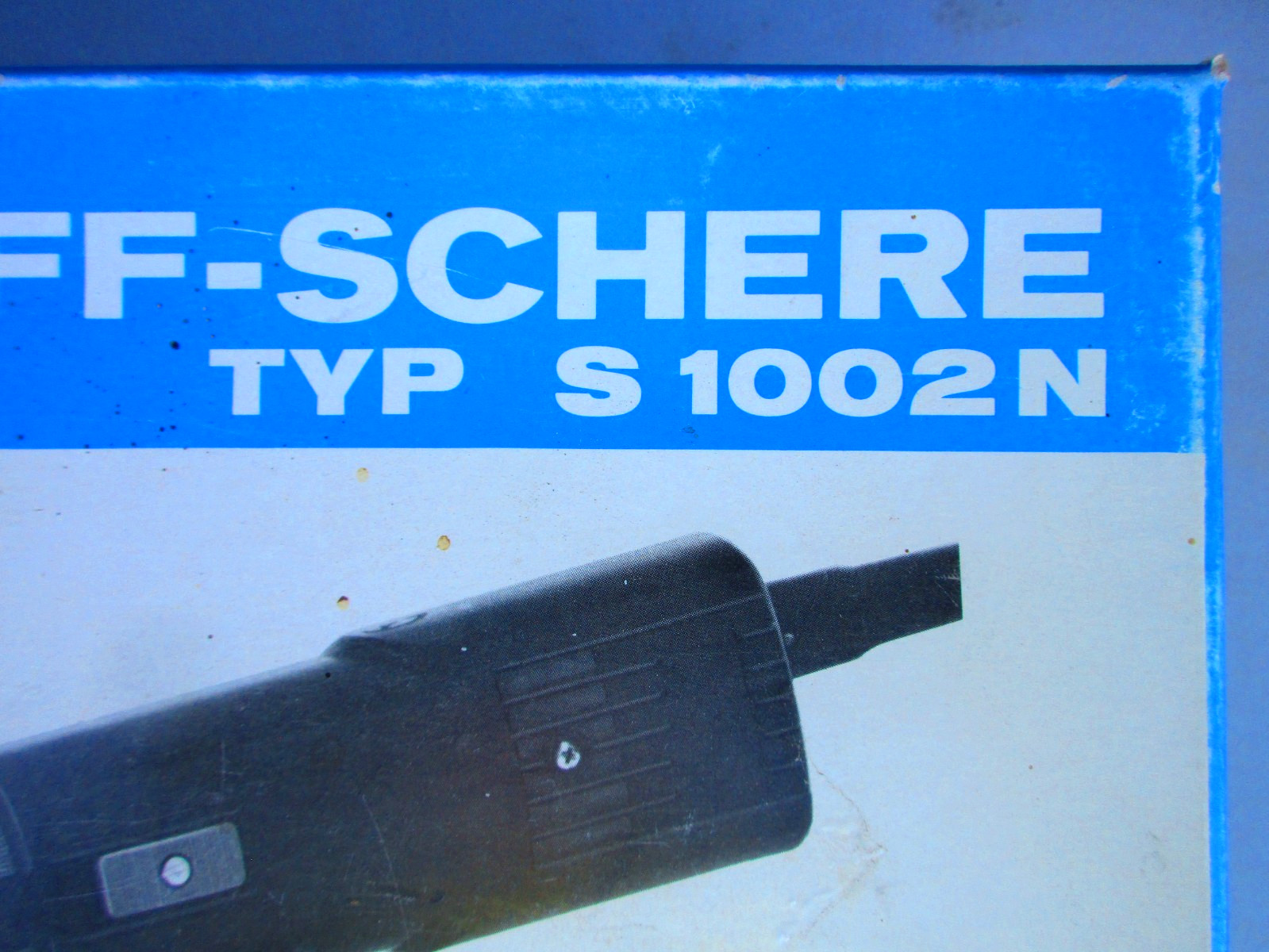 Vintage DRACO German Plastic Shear Type S 1002N Electric Corded in Original Box