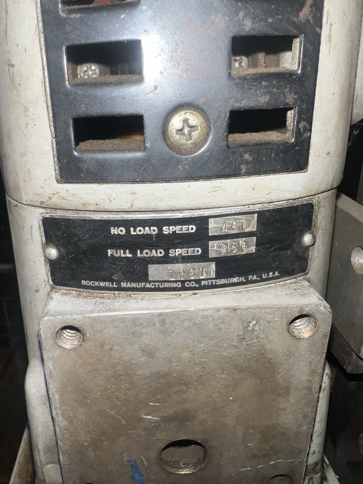 BUX Magnetic Mag Base Drill Press NL2RP Rockwell 77750 3/4” Chuck 12amp 3/4 HP
