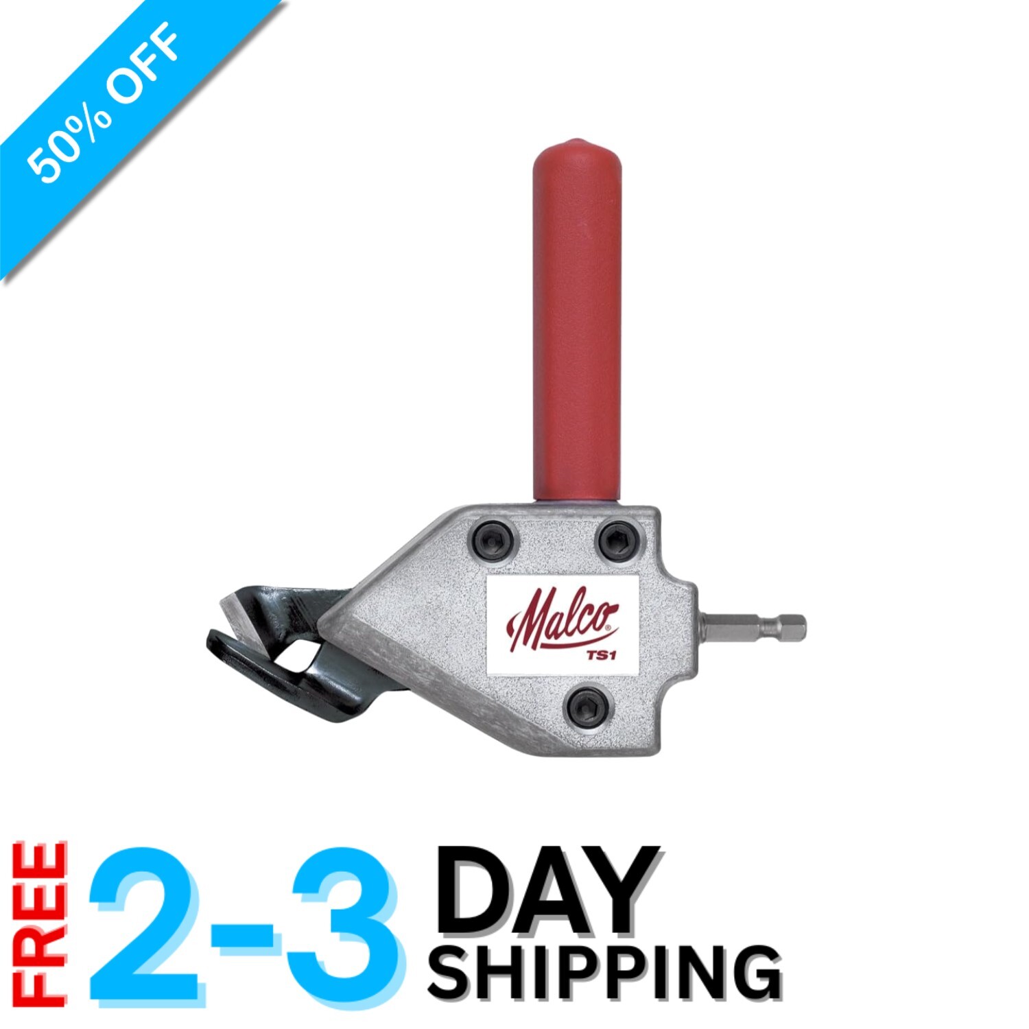 Durable Turbo Shear Attachment: Effortless 20 Gauge Metal Cutting Solution