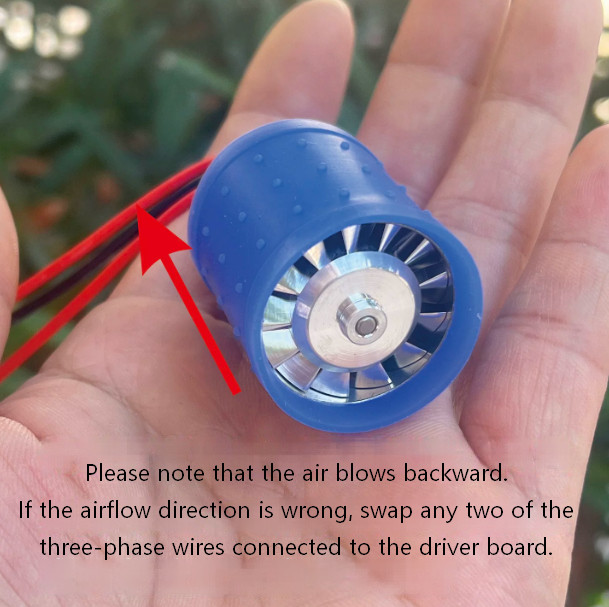 24V 120W Brushless Ducted Fan 110000RPM High Speed Powerful Blower 110g Thrust