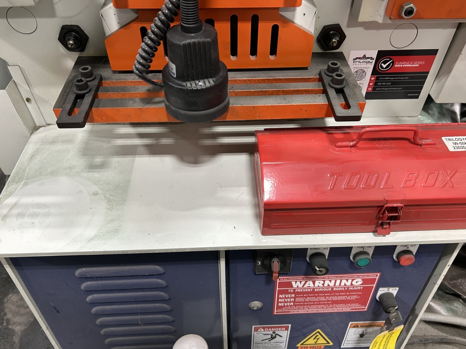 Sunrise Ironworker, 50 Ton, IW-50K, 2023 Model