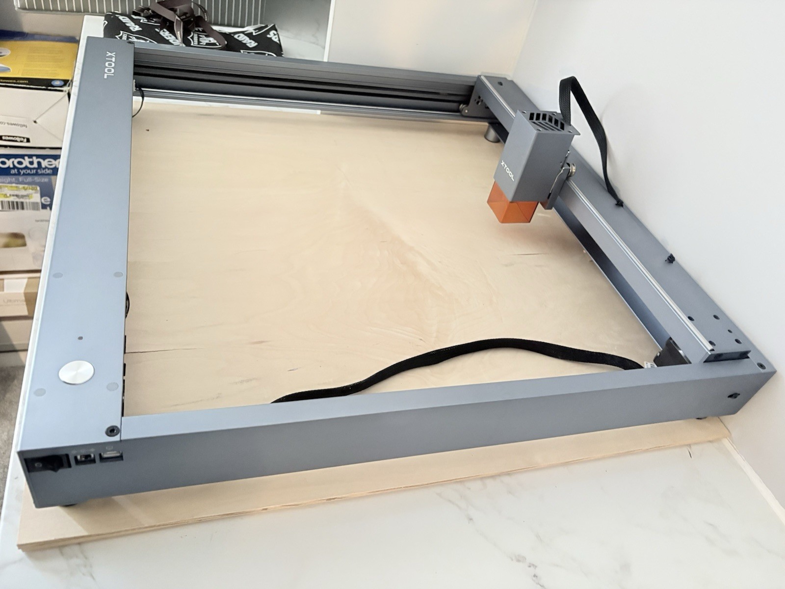 xTool D1 10W CNC Laser Engraver/Cutter 110V Kit w/ Accessories & Manual